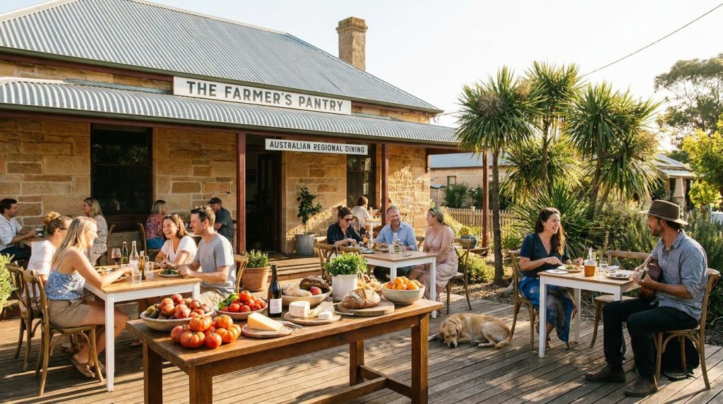 Local dining and cafe culture in Berry, NSW