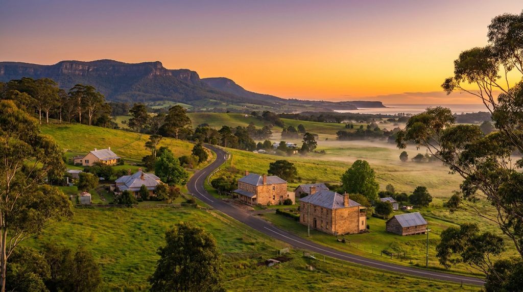 Scenic view of Berry, NSW — one of Australia's top regional destinations